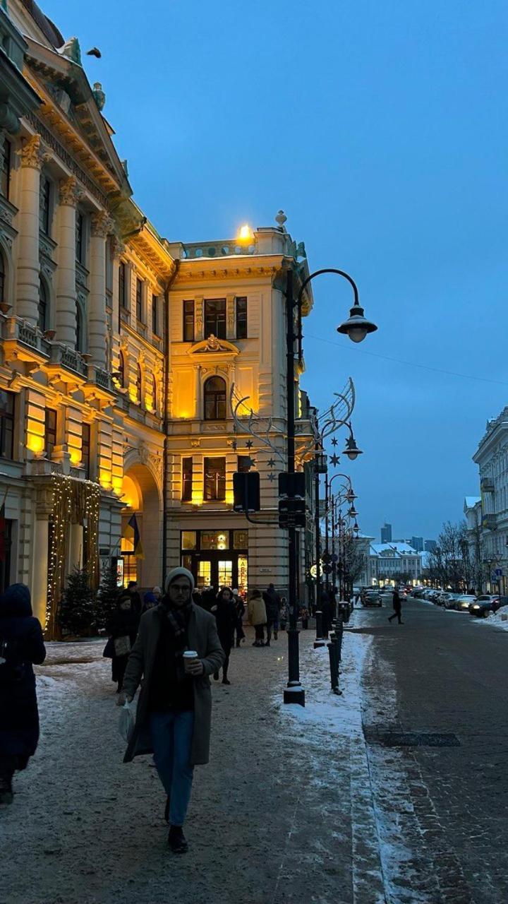 Vilnius Town Square Apartments Self Check-In 24H By H&H Zewnętrze zdjęcie